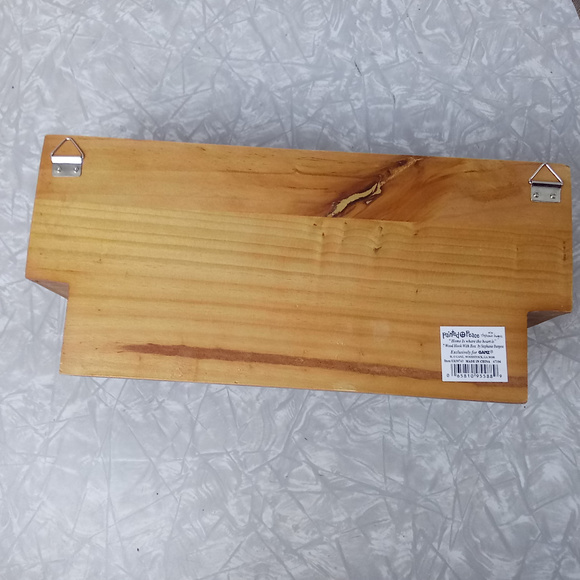 Catch-All Wooden Wall Hanging Box with Key Hooks - Picture 4 of 8